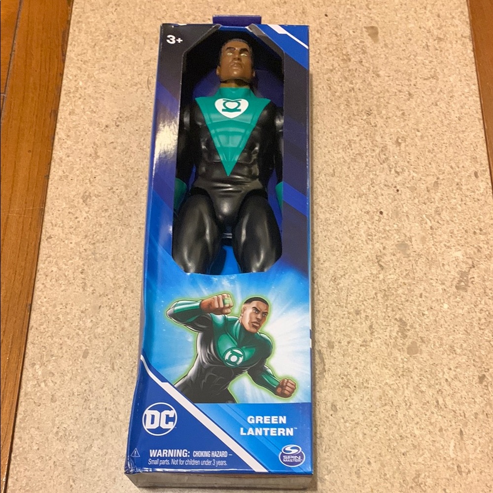 DC Comics Green Lantern Action Figure John Stewart 12” Spinmaster super hero NEW